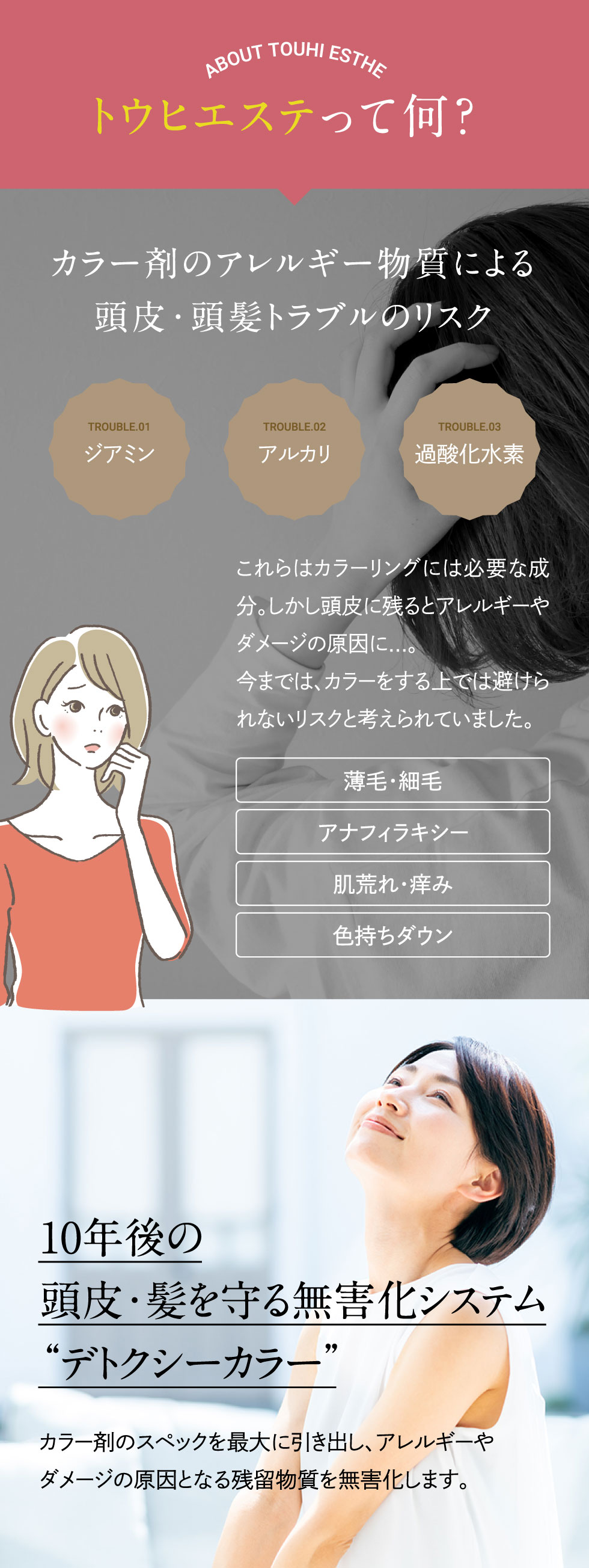 カラー剤の比較